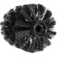 Axentia Ersatz-Bürstenkopf, Ø 85mm, schwarz - B-Ware sehr gut