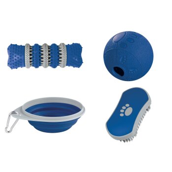 zoofari® Zahnpflegespielzeug / Snackball / Reisenapf / Polsterbürste - B-Ware