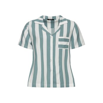 esmara® Damen Shorty Pyjama mit ressourcenschonender Viskose (grün/cremé, XS (32/34)) - B-Ware neuwertig