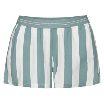 esmara® Damen Shorty Pyjama mit ressourcenschonender Viskose (grün/cremé, XS (32/34)) - B-Ware neuwertig