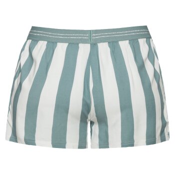 esmara® Damen Shorty Pyjama mit ressourcenschonender Viskose (grün/cremé, XS (32/34)) - B-Ware neuwertig