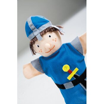 roba Handpuppenset aus Plüsch & Filz, Kasperlefiguren 4-tlg., Hand-/Kasperpuppen für Kasperletheater - B-Ware sehr gut