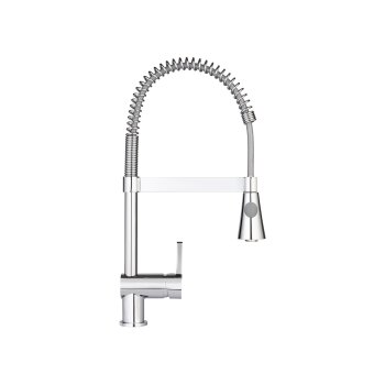 LIVARNO home Küchenarmatur mit Spiralfeder / Gummischlauch (Spiralfeder) - B-Ware neuwertig
