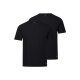 Reebok Herren T-Shirts, 2 Stück, mit Baumwoll (schwarz, L) - B-Ware neuwertig