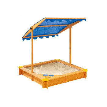 Spielerischer Sandkasten mit Überdachung und Eisdiele - B-Ware neuwertig