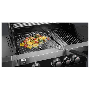 GRILLMEISTER Grillkorb/ Grillguthalter, Edelstahl (Gemüsegrillkorb) - B-Ware neuwertig