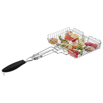 GRILLMEISTER Grillkorb/ Grillguthalter, Edelstahl (Gemüsegrillkorb) - B-Ware neuwertig