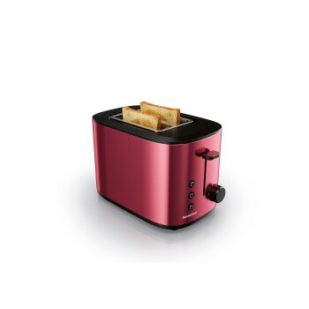 SILVERCREST® Toaster, 980 W, rot - B-Ware neuwertig