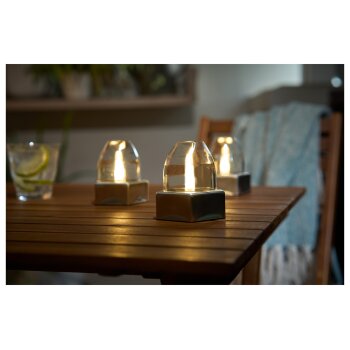 LIVARNO home LED Solarleuchten / Tischleuchten, 3 Stück (Solar LED Lampe 3er Set) - B-Ware neuwertig