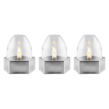 LIVARNO home LED Solarleuchten / Tischleuchten, 3 Stück (Solar LED Lampe 3er Set) - B-Ware neuwertig