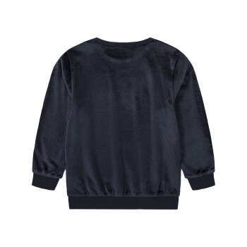 lupilu® Kleinkinder Pullover, weiche und wärmende Plüsch-Qualität (marine, 122/128) - B-Ware neuwertig
