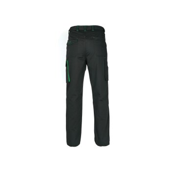 PARKSIDE® Herren Arbeitsbundhose mit Baumwolle (schwarz/grün, 50) - B-Ware neuwertig