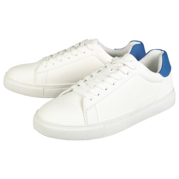LIVERGY® Herren Sneaker, Gr. 41, blau/weiß -...