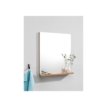 Wandspiegel LIVARNO home, 50 x 60 x 10 cm, mit Ablage -...