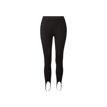 esmara® Damen Steg-Leggings mit Bügelfalte (schwarz, L (44/46)) - B-Ware neuwertig