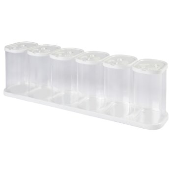 ERNESTO® Vorratsdosen, 5 / 12-teilig, stapelbar - B-Ware