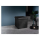 LIVARNO home Sitzblock mit Stauraum, 40 x 40 x 40 cm, schwarz - B-Ware sehr gut