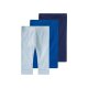lupilu® Baby Leggings, 3 Stück, mit Bio-Baumwolle (navy/blau/hellblau, 74/80) - B-Ware neuwertig