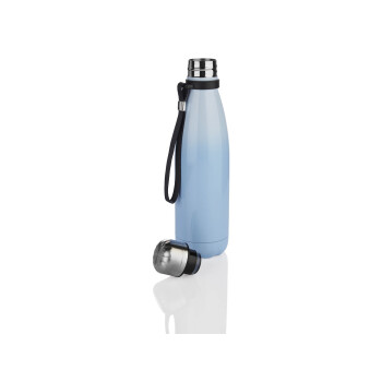 ERNESTO® Edelstahl-Isolierflasche, 0,5 l, mit Schlaufe - B-Ware
