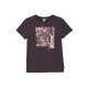 QS by s.Oliver Damen T-Shirt, mit verschiedenen Prints (aubergine, S) - B-Ware neuwertig