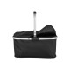 TOPMOVE® Einkaufskorb, mit Alurahmen, faltbar (schwarz) - B-Ware Transportschaden Kosmetisch
