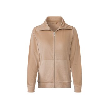 esmara® Damen-Nicki-Anzug, 2-teilig, mit Stehkragen (beige, S(36/38)) - B-Ware sehr gut