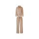 esmara® Damen-Nicki-Anzug, 2-teilig, mit Stehkragen (beige, S(36/38)) - B-Ware sehr gut