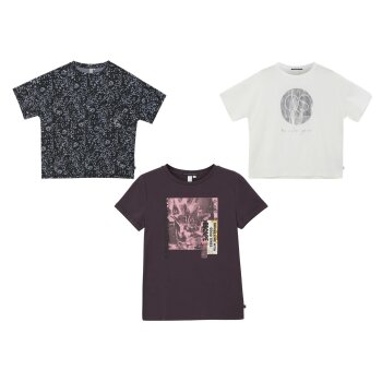 QS by s.Oliver Damen T-Shirt, mit verschiedenen Prints -...