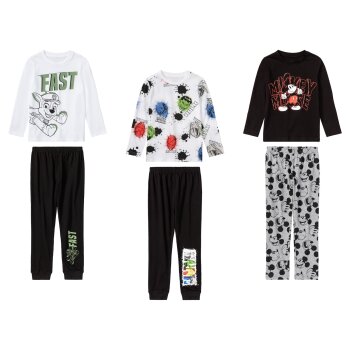 Kleinkinder Kinder Pyjama, langarm, mit Textildruck - B-Ware