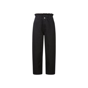 esmara® Damen Paperbag-Hose, 7/8-Länge (schwarz, 44) - B-Ware neuwertig