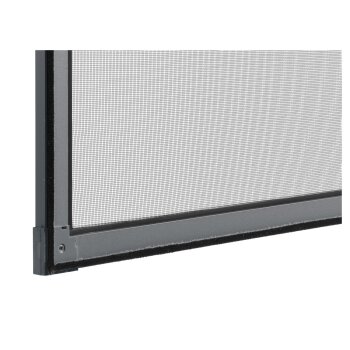 LIVARNO home Alu-Insektenschutz-Schiebetür, 120 x 240 cm (anthrazit) - B-Ware sehr gut