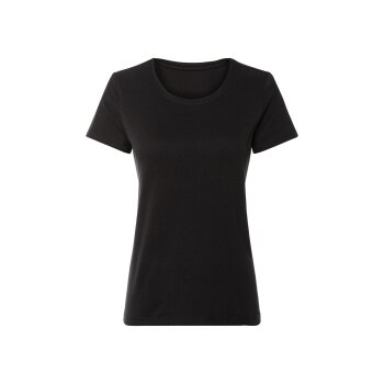 esmara® Damen T-Shirt, reine Baumwolle (schwarz, S (36/38)) - B-Ware neuwertig