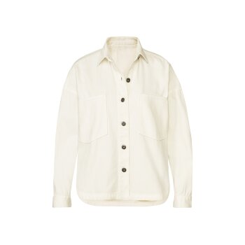 esmara® Damen Overshirt aus reiner Baumwolle (weiß, 42) - B-Ware neuwertig