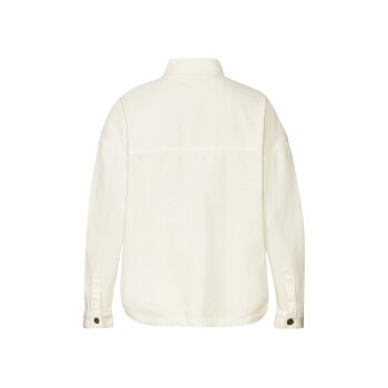 esmara® Damen Overshirt aus reiner Baumwolle (weiß, 42) - B-Ware neuwertig