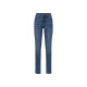 esmara® Damen Jeans, Straight Fit, mit normaler Leibhöhe (blau/kurz, 34) - B-Ware neuwertig