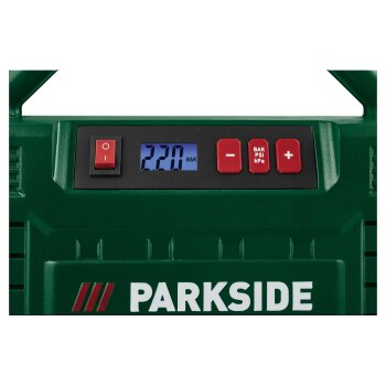 PARKSIDE® Kompressor mit digitaler Anzeige »PMK 150 A1«, tragbar, 12 V / 230 V - B-Ware sehr gut