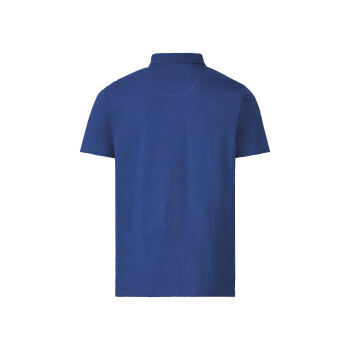 LIVERGY® Poloshirt, Slim Fit, hoher Baumwollanteil (blau, S(44/46)) - B-Ware neuwertig