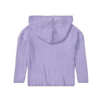 lupilu® Kleinkinder Mädchen Gerippter Pullover mit Kapuze (lila, 110/116) - B-Ware neuwertig