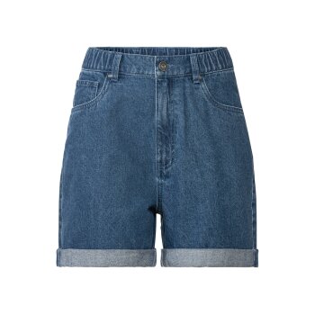 esmara® Damen Jeansshorts, mit Krempeloptik am Beinabschluss (blau, 44) - B-Ware neuwertig