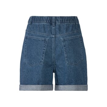 esmara® Damen Jeansshorts, mit Krempeloptik am Beinabschluss (blau, 44) - B-Ware neuwertig