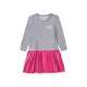 Kleinkinder/Kinder Sweatkleid mit Tüllrock (Peppa Pig grau/pink, 134/140) - B-Ware sehr gut