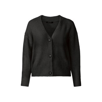 esmara® Damen Cardigan, leger geschnitten, mit V-Ausschnitt (schwarz, 3XL (56/58)) - B-Ware neuwertig