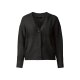 esmara® Damen Cardigan, leger geschnitten, mit V-Ausschnitt (schwarz, 3XL (56/58)) - B-Ware neuwertig