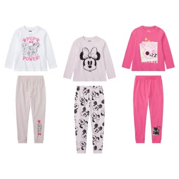 Kleinkinder/Kinder Mädchen Pyjama mit Textildruck -...