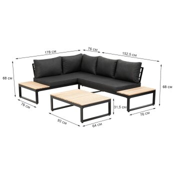 greemotion Aluminium Lounge-Set »Rio« - B-Ware neuwertig