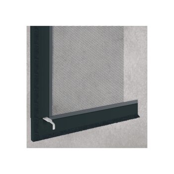 LIVARNO home Insektenschutz für Fenster, 100x120cm, anthrazit - B-Ware sehr gut