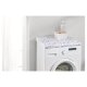 LIVARNO home Waschmaschinebezug, mit Spanngummizug (weiß gemustert) - B-Ware sehr gut