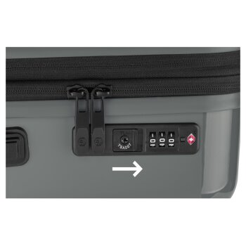 TOPMOVE® Trolley-Reisekoffer, Hardcase, 30 l - B-Ware gut