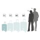 TOPMOVE® Trolley-Reisekoffer, Hardcase, 30 l - B-Ware gut