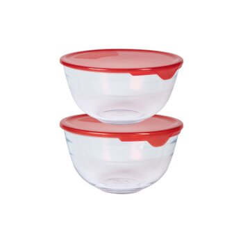 Pyrex® Daily Schüsseln mit Deckel, 2er...